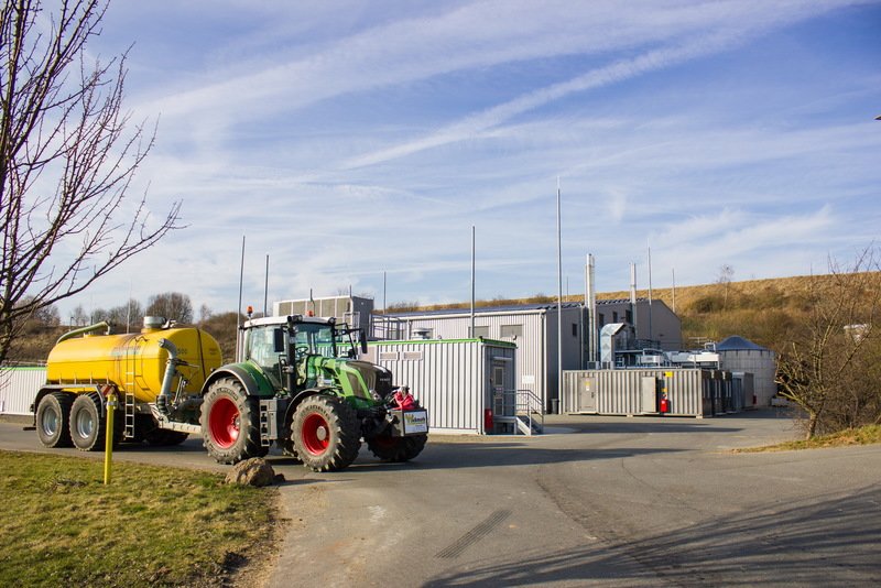 Станция биогаз Viessmann вывоз удобрений