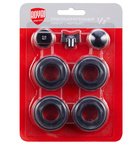 Комплект футорок Royal Thermo 1/2" black черный