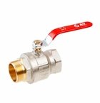 Кран шаровый 1 1/2" нар.-вн. ручка PN25 AV Engineering