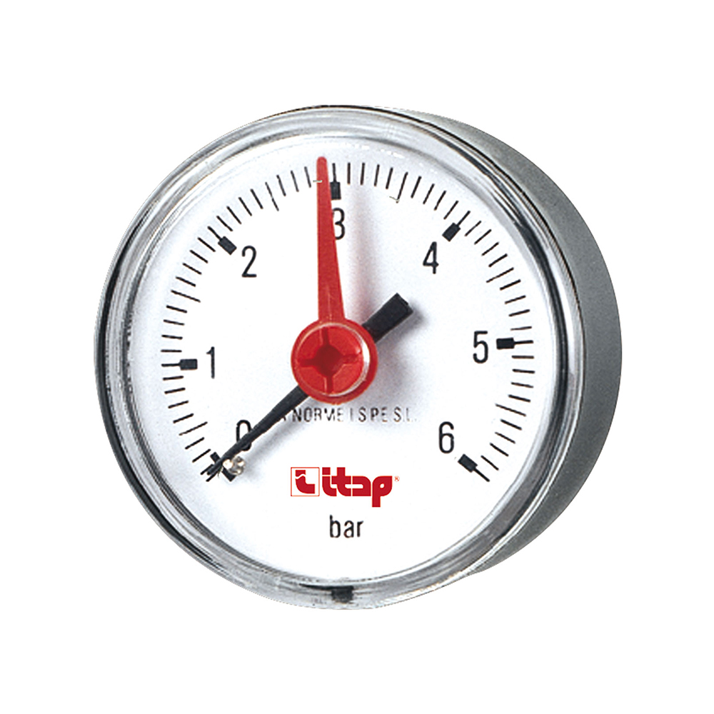 Манометр осевой 6 bar 50 мм Itap 483R 1/4" арт. 483B014R фото1