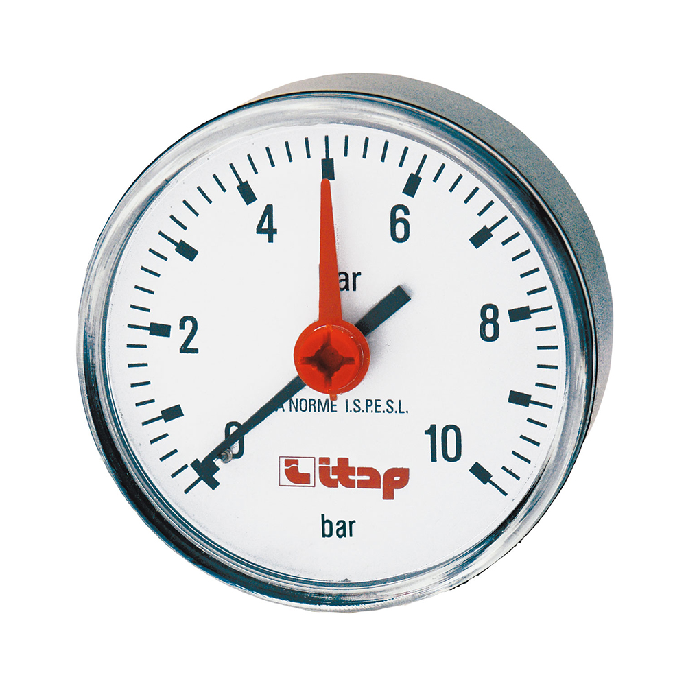 Манометр осевой 10 bar 63 мм Itap 483 1/4" арт. 483B014 фото1