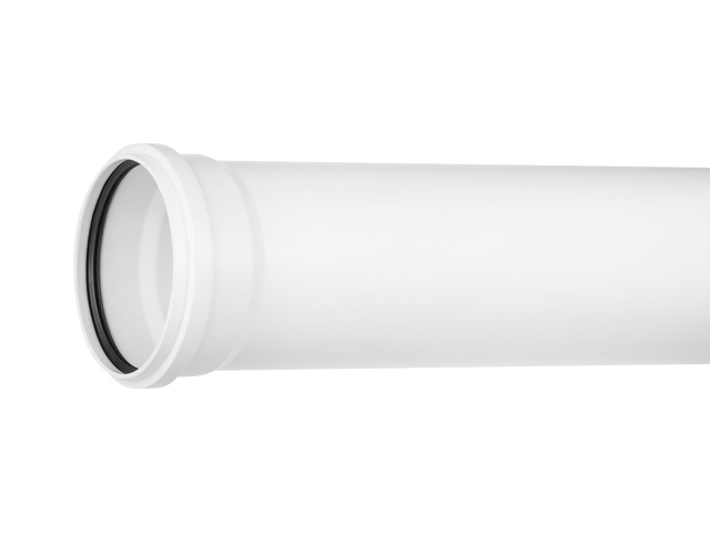 Труба для малошумной канализации, белый 110х3,4х 250мм РосТурПласт фото1