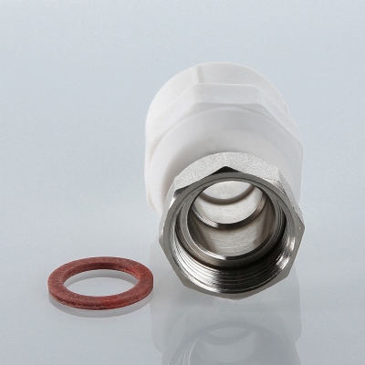 Муфта пп с накидной гайкой 20х3/4"  VALTEC VTp.708.0.02005 соединитель полипропиленовый фото2
