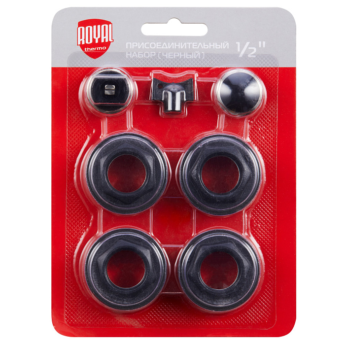 Комплект футорок Royal Thermo 3/4" black черный фото1