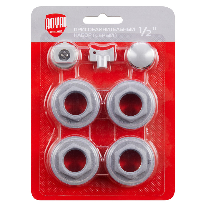 Комплект футорок Royal Thermo 3/4" silver серый фото1