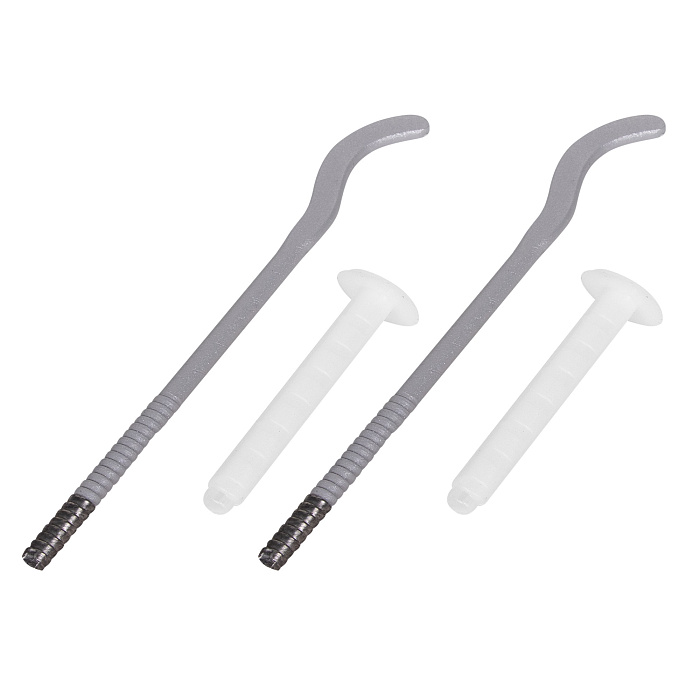 Кронштейны Royal Thermo c дюбелем 2 шт. серые фото1