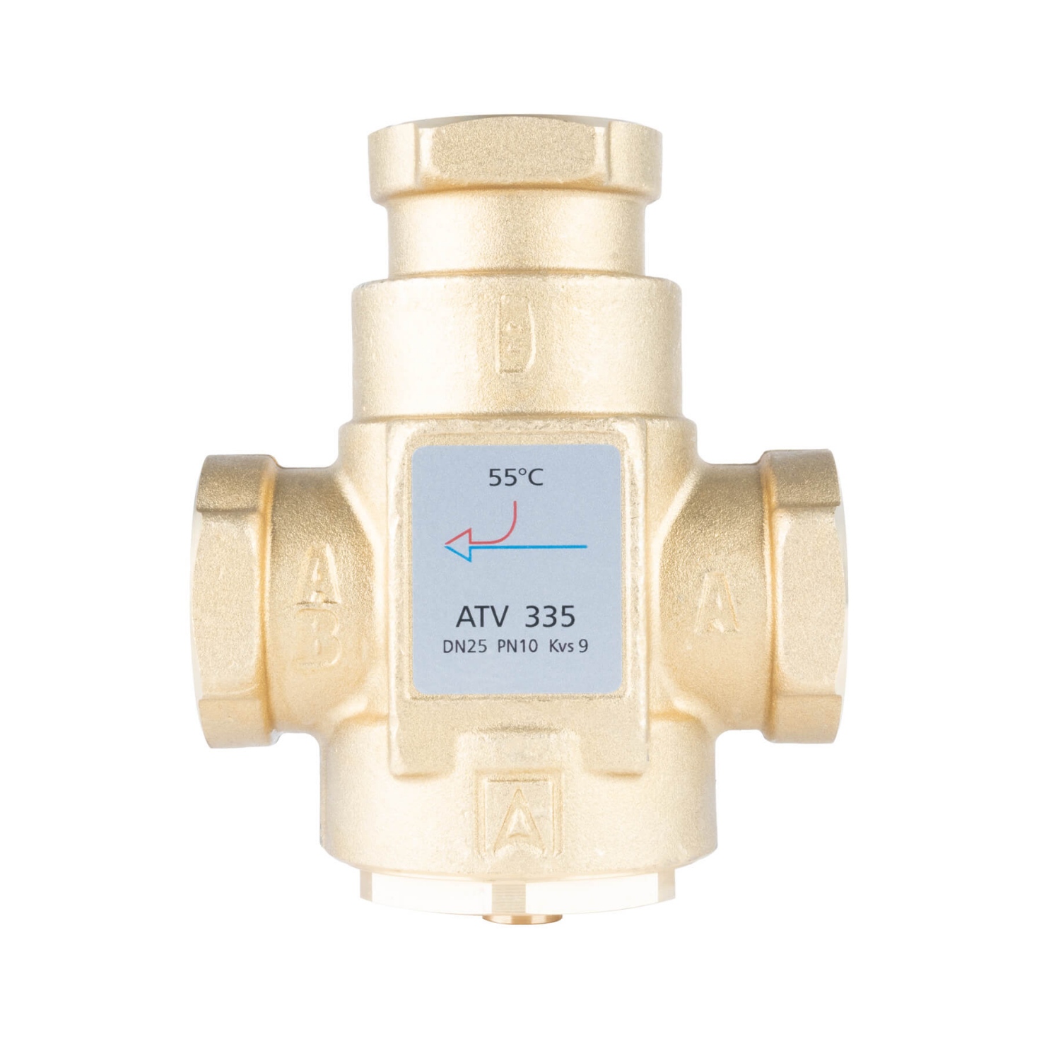 Трехходовой клапан AFRISO ATV 335 1" (55°С) фото1