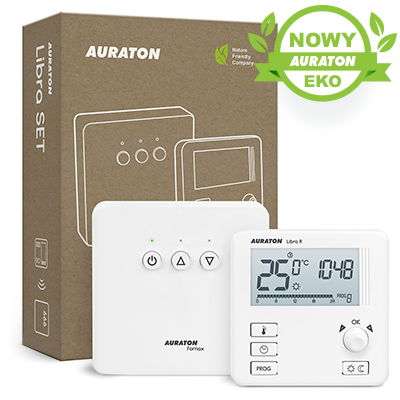 Беспроводной недельный терморегулятор AURATON LIBRA SET [3021 RT] фото1