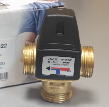 Термостатический клапан ESBE VTA322 35-60°C G 1" НР фото2