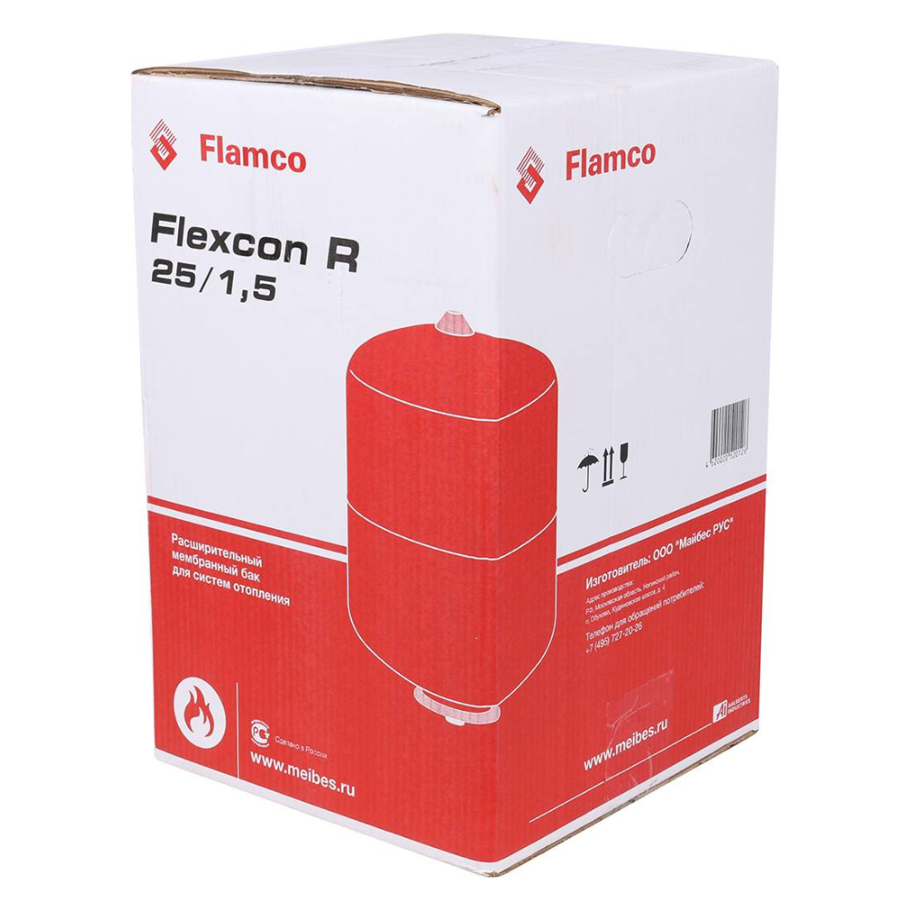 Расширительный бак Flamco Flexcon R 25/1,5 - 6 bar фото6