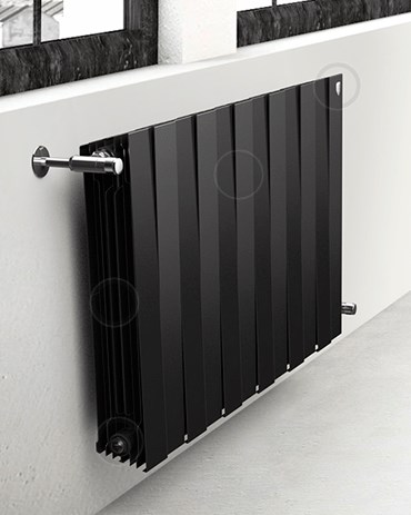 Радиатор биметаллический Royal Thermo PianoForte 500 Noir Sable (черный) фото3