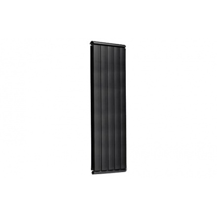 Алюминиевый дизайн радиатор SILVER S 1800 черный шёлк фото1