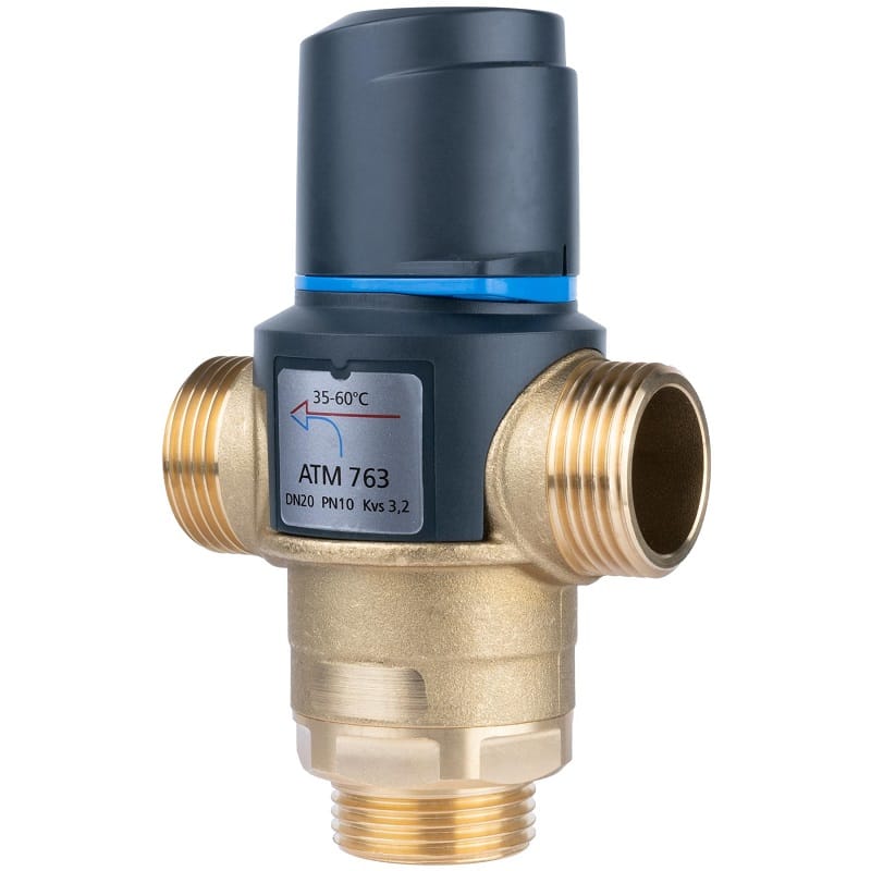 Термостатический смесительный клапан AFRISO ATM 763 1" НР 35-60° 3.2 kvs арт.1276310 фото1