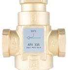 Трехходовой клапан AFRISO ATV 335, DN25, Rp1", kvs 9, 55°C 1633510