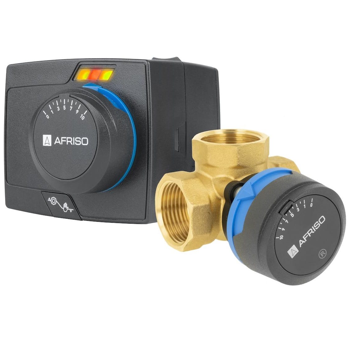 1338244 Комплект управления AFRISO ProClick ARV382+ARM343 3/4" кvs 6,3 + электропривод ARM 343 ProClick фото1