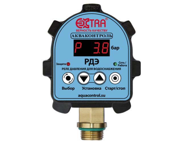 Электронное реле давления Акваконтроль Extre РДЭ-10-2,2 (2,2 кВт, 5%) фото1