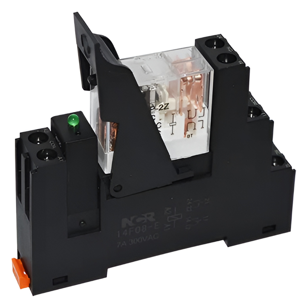 Реле промежуточное на DIN-рейку, 12V DC в сборе Артикул: ML00000291 фото1