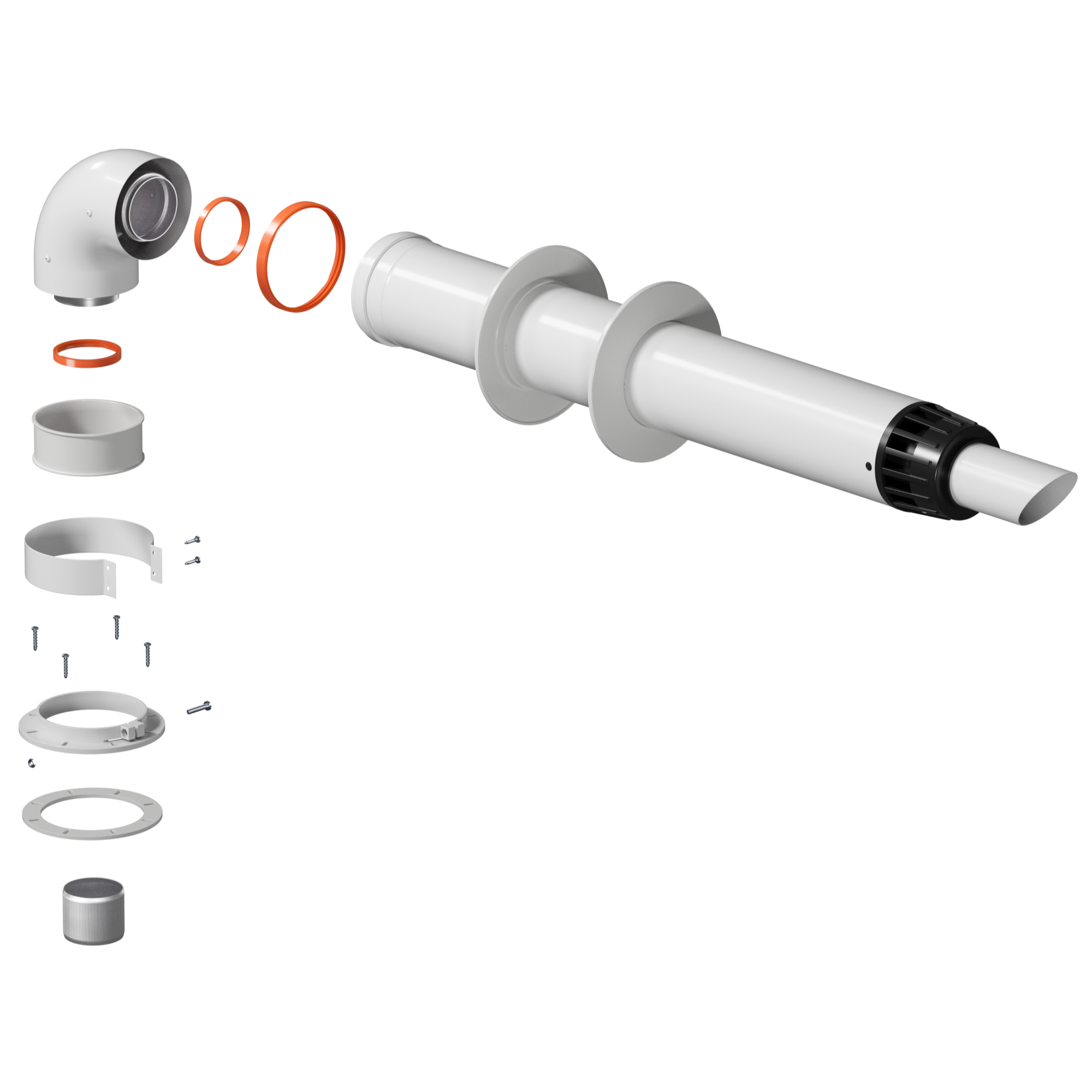 Коаксиальный дымоход для Vaillant Krats 60/100 KTL-01-075 (универсальный) фото1