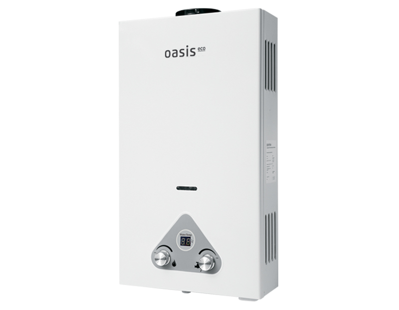 Газовая колонка Oasis ECO 16 кВт. (белый) 8 л./мин. фото1