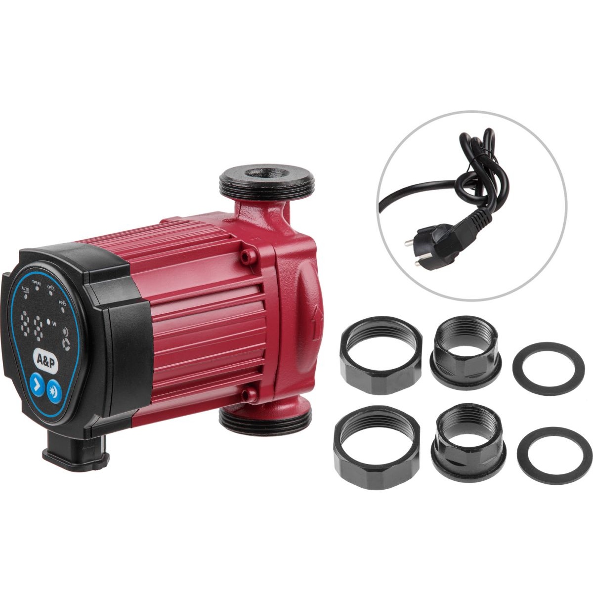 Насос циркуляционный WISE-25/40-180, A&P (5-22 Вт, 2400 л/ч, 4 м) (AP118W003) фото1
