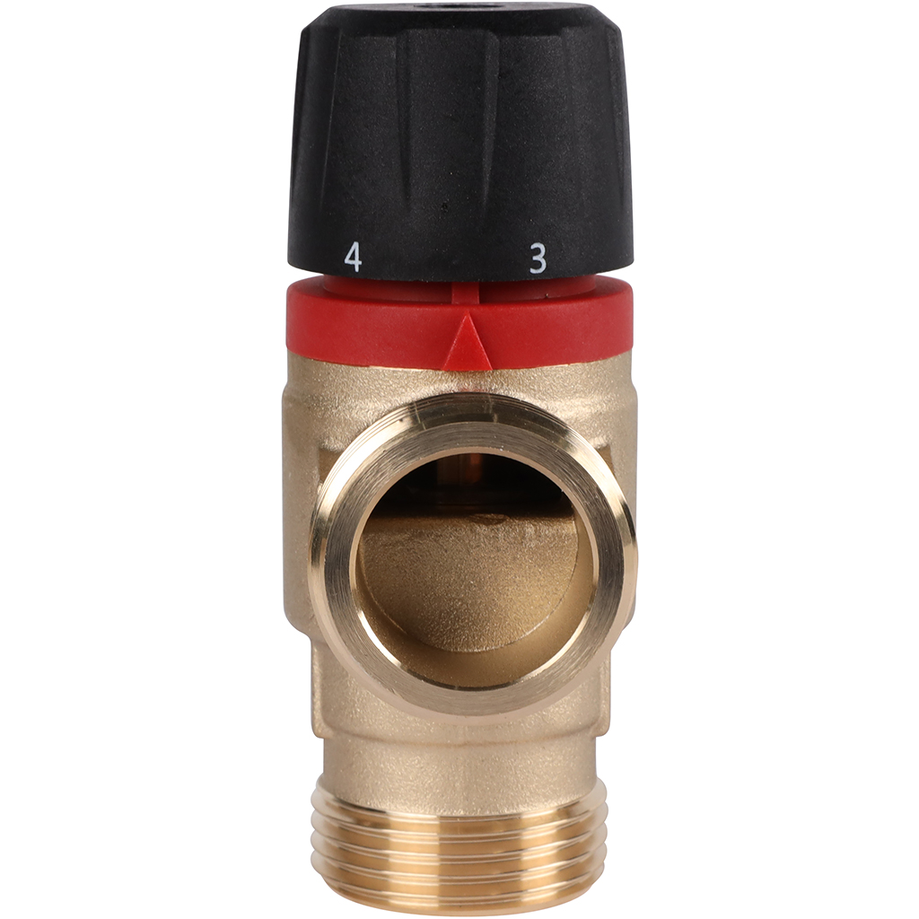 Термостатический смесительный клапан ROMMER 1" НР 35-60°С KV 2,3 (RVM-1131-236525) центральное смешивание фото2