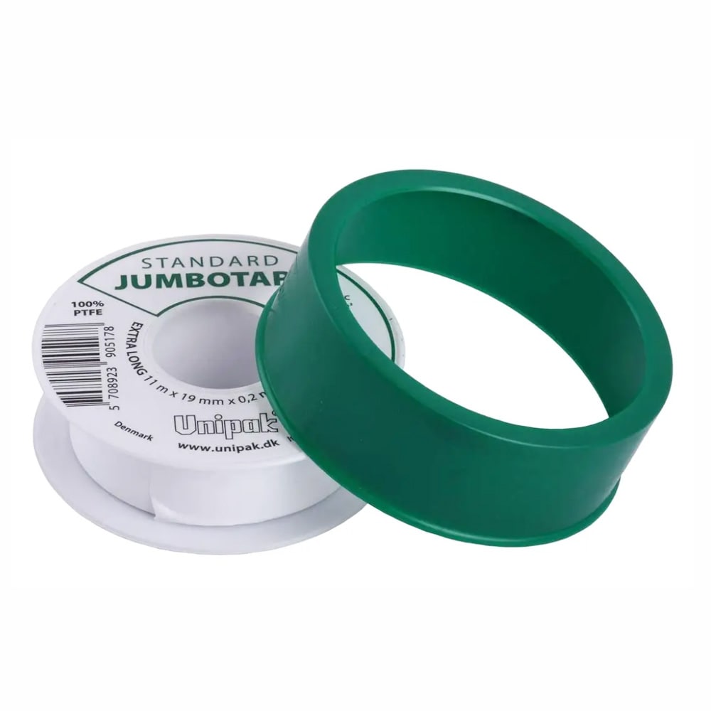 Тефлоновая фум-лента JUMBOTAPE 11 м х 19 мм х 0,2 мм, Unipak фото1