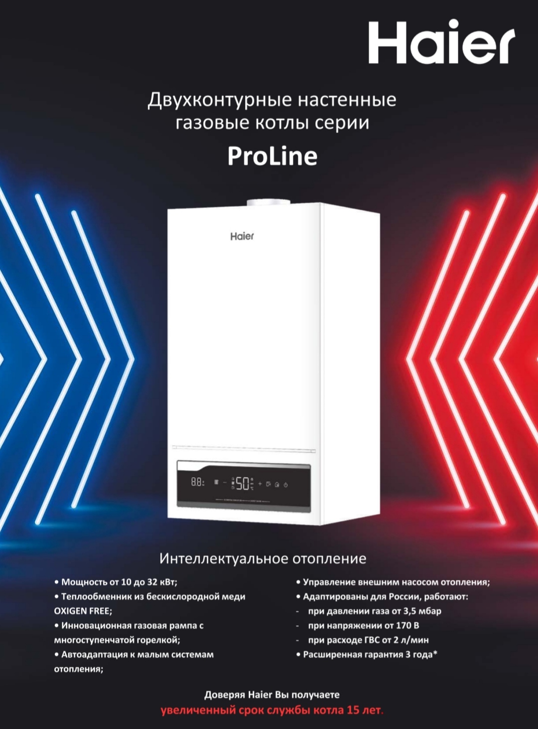 Настенный газовый котел Haier ProLine 1.24 Ti фото8