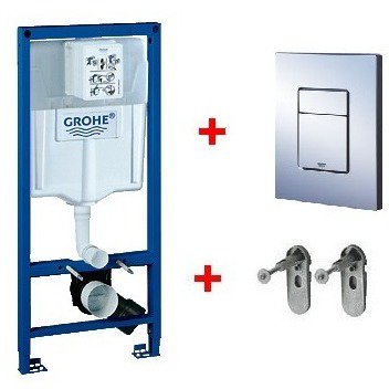 Инсталляция Grohe Rapid SL 3 в 1 38772001 для подвесного унитаза фото1