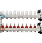 Коллекторная группа с расходомерами Vieir VR123-09A 9 вых