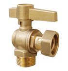 Кран шаровой угловой с накидной гайкой ARCO SIL НР 3/4" арт. 146220