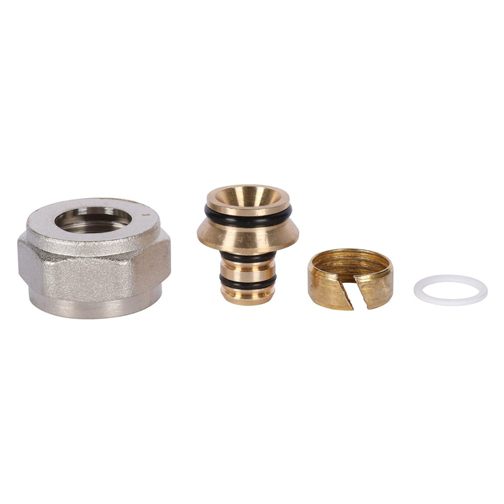 Фитинг компрессионный евроконус для труб PEX-AL-PEXb ROMMER 16х2,0х3/4 (RFC-1021-001620) фото1