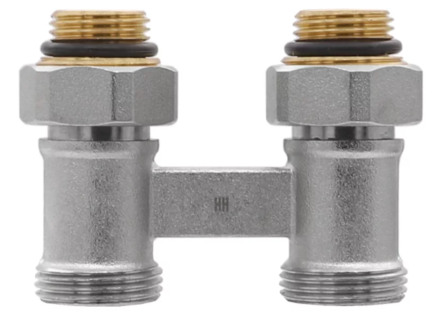 Узел нижнего подключения с шаровым затвором “Мультифлекс” прямой 3/4″ VIEIR (VR308) бинокль фото2