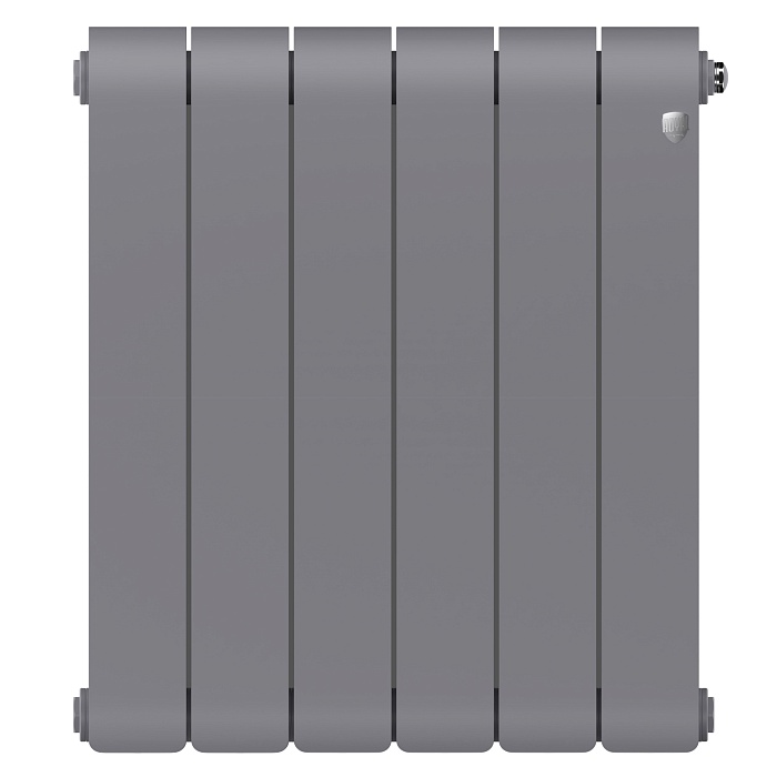 Радиатор биметаллический Royal Thermo Infinity 500 Silver Satin - 6 секций фото1