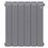 Радиатор биметаллический Royal Thermo Infinity 500 Silver Satin - 6 секций фото1