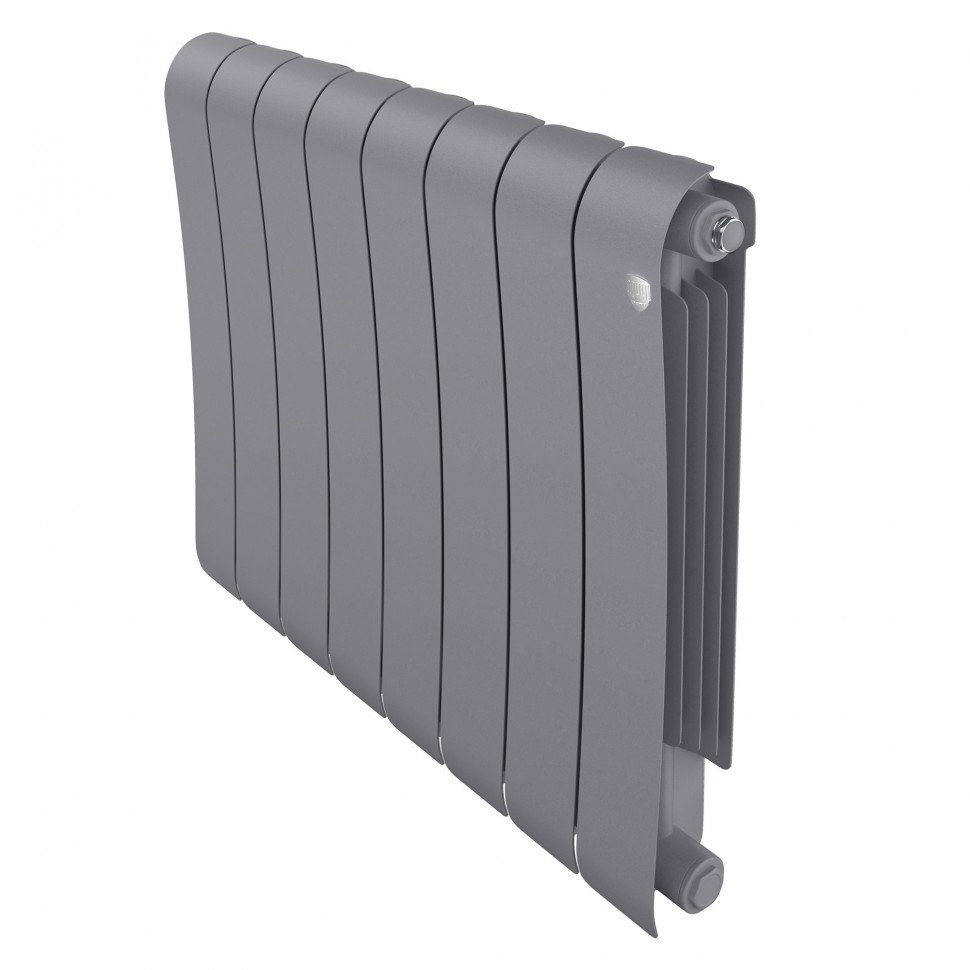 Радиатор биметаллический Royal Thermo Infinity 500 Silver Satin - 6 секций фото2