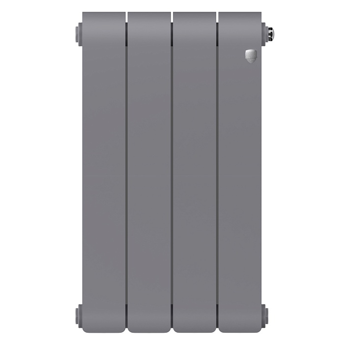 Радиатор биметаллический Royal Thermo Infinity 500 Silver Satin - 4 секции фото1