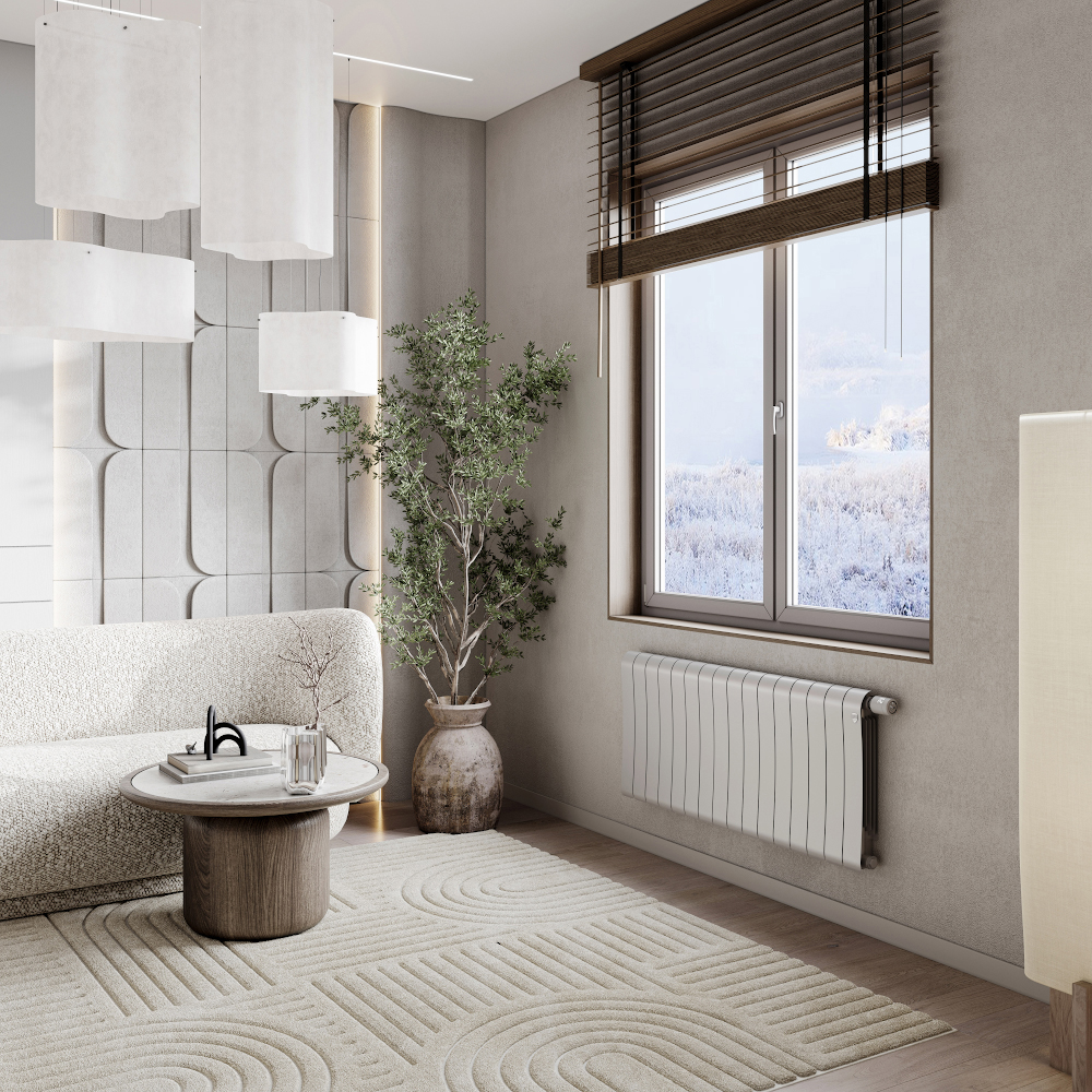 Радиатор биметаллический Royal Thermo Infinity 500 Silver Satin - 6 секций фото5