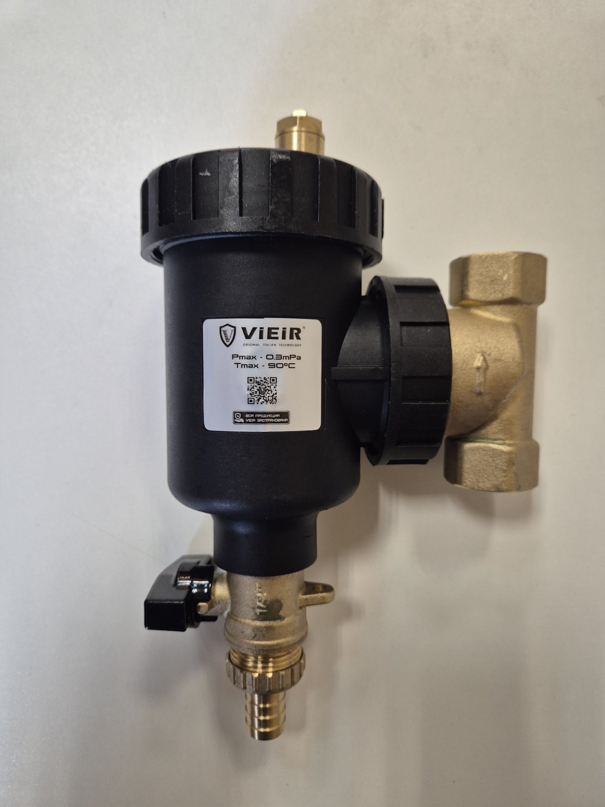 Универсальный самопромывной магнитный фильтр-дешламатор 3/4" VR1141 Vieir фото4
