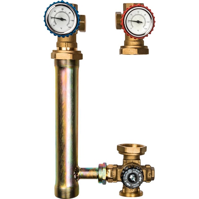 Насосная группа с термостатическим клапаном 1" STOUT без насоса SDG-0002 (SDG-0002-002501) в теплоизоляции  фото6