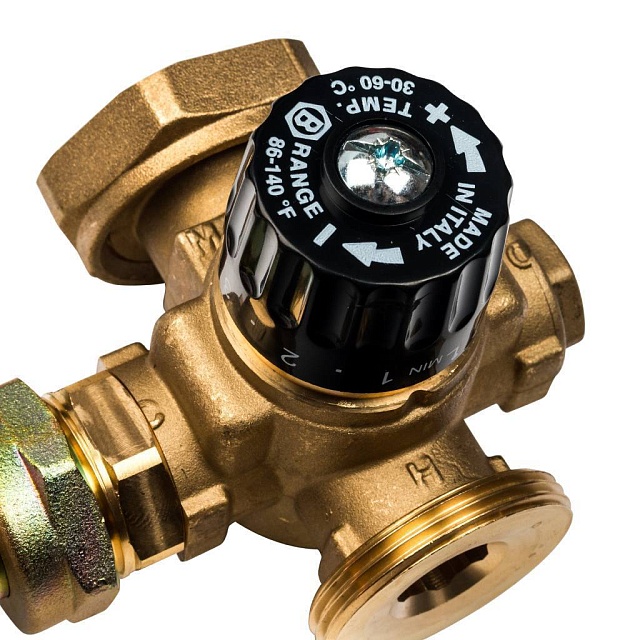 Насосная группа с термостатическим клапаном 1" STOUT без насоса SDG-0002 (SDG-0002-002501) в теплоизоляции  фото9