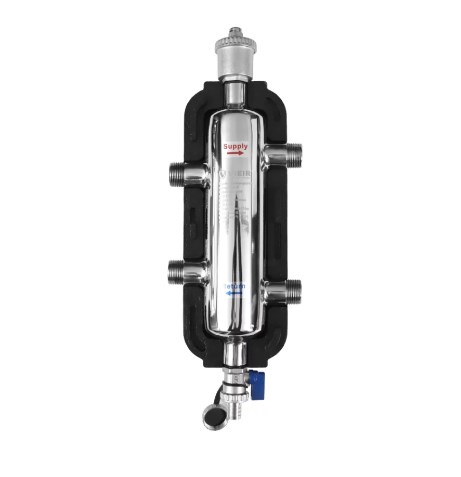 Гидравлический разделитель VIEIR VMB-25-35 DN25, 35 кВт (гидрострелка) фото1