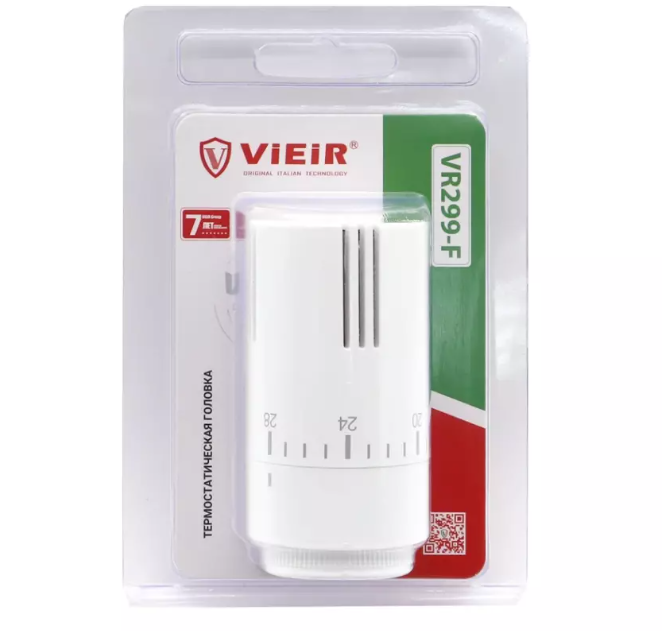 Термоголовка жидкостная VIEIR белая (VR299-F) M30x1,5 фото1