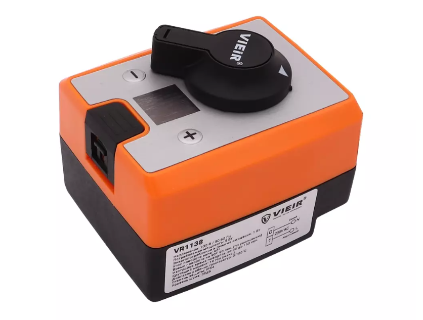 Электропривод поворотный со встроенным контроллером температуры VR1138 фото2