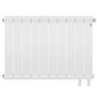 Радиатор биметаллический Royal Thermo Infinity 500 Bianco Traffico VR80 - 6 секц.( нижнее подключение)