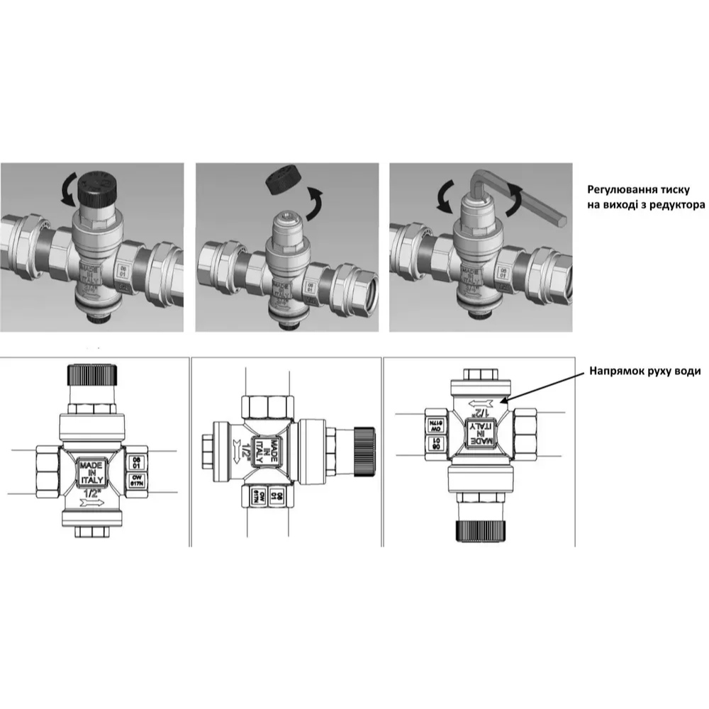 Регулятор давления 3/4" ITAP 361 фото6