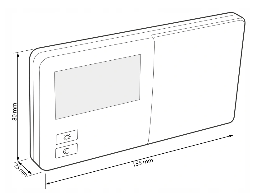 Беспроводной недельный терморегулятор AURATON Tucana SET (R25 RT) фото6