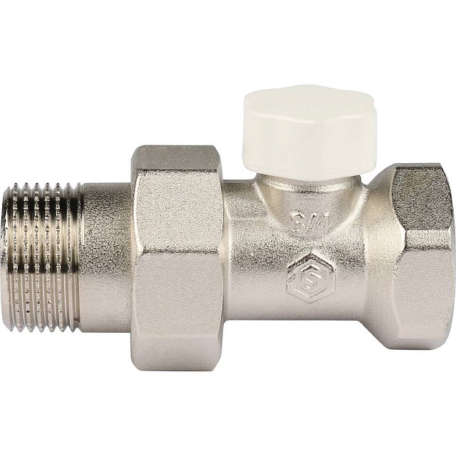 Клапан запорно-балансировочный STOUT SVL прямой 3/4 SVL-1176-000020 фото2