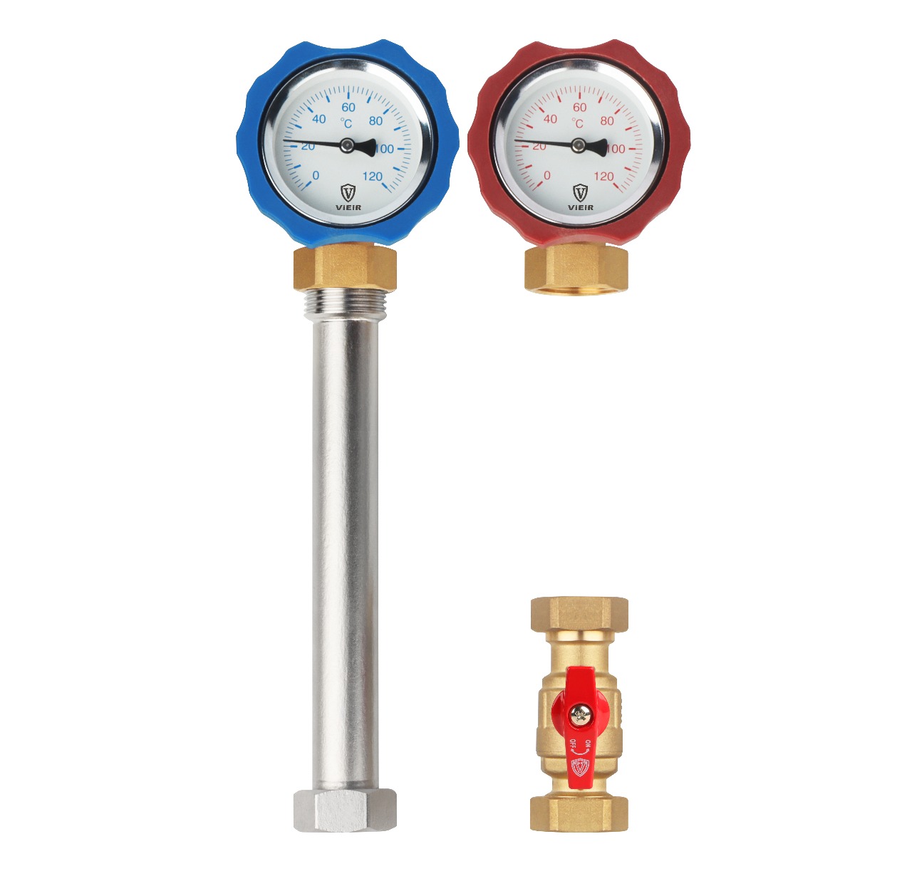 Насосная группа прямого контура, 1"x3/4" VIEIR без насоса (VR221) фото1