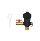 Магнитный сепаратор шлама ROMMER RFW-0080-256620 для настенных котлов НР 3/4 x НГ 3/4 корпус- композит