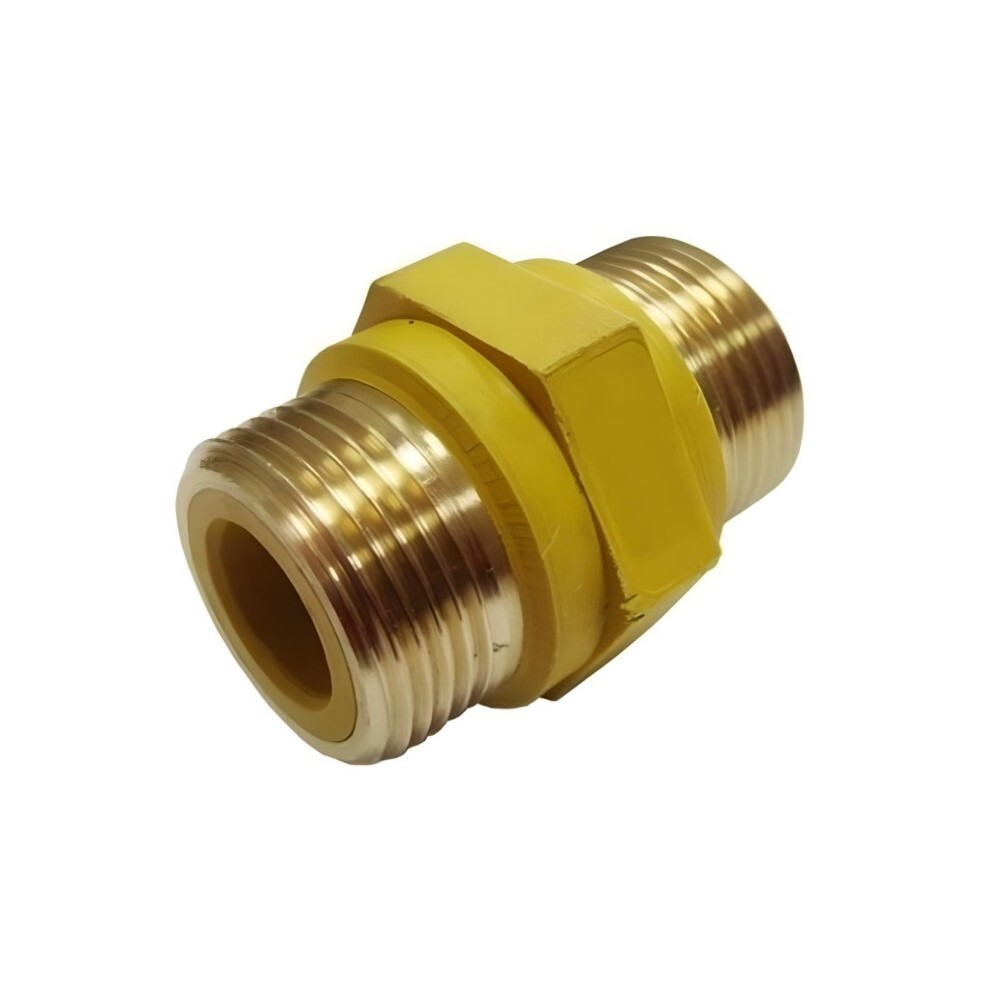 Диэлектрическая муфта для газа нар-нар VIEIR 3/4″Mx3/4″M (PV22) фото1